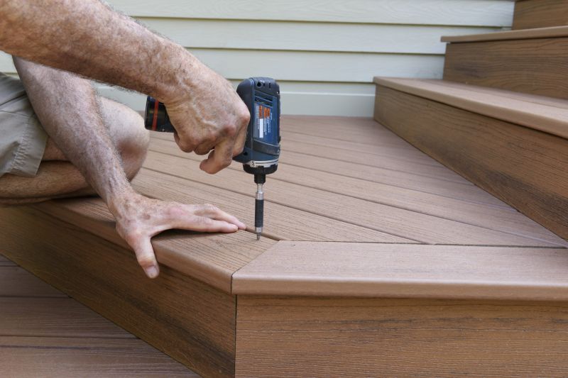 Wood Deck Stairs Installation Service