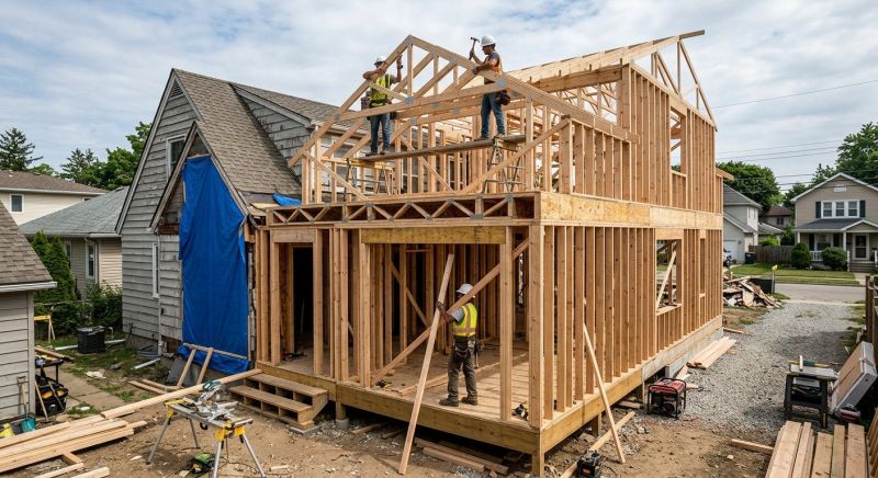 Building Addition Framing in Wilmington, NC