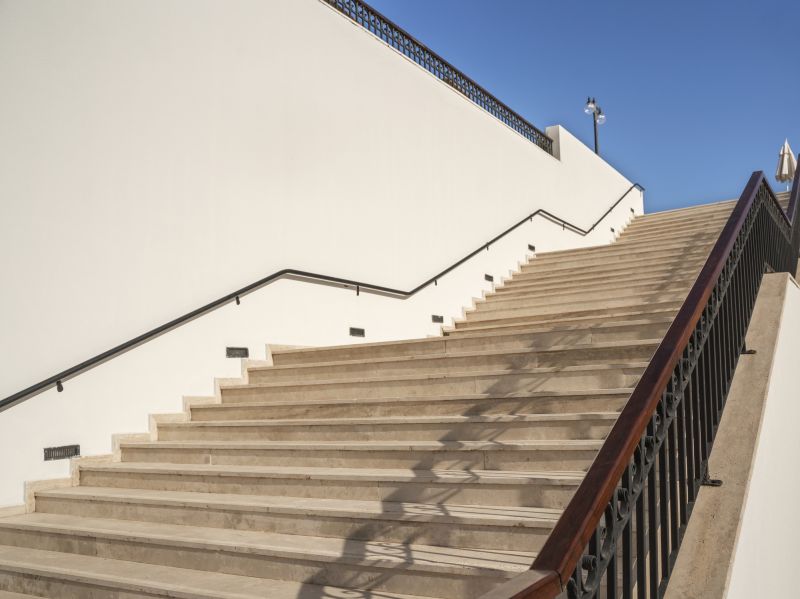 Curved Staircase Installation in Wilmington, NC