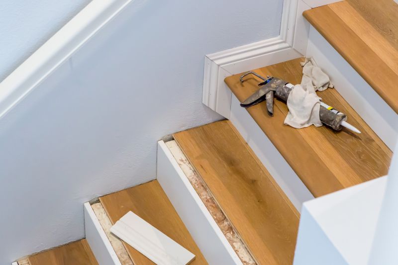 Wood Stair Railing Repair in Kansas City, KS