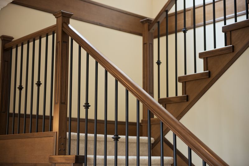 Wooden Banister Installation in Alpharetta, GA