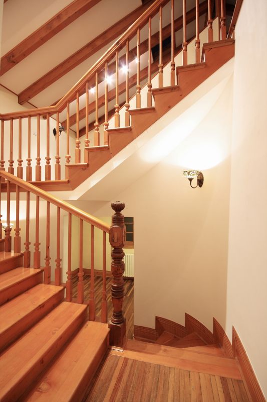 Wooden Banister Installation in Alpharetta, GA