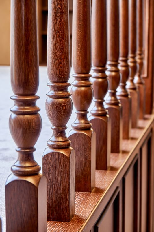 Wooden Banister Installation in Conroe, TX